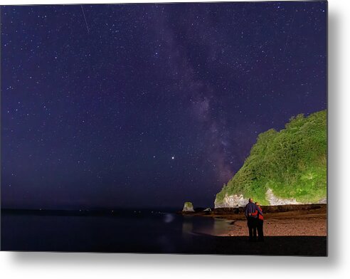 Milky Way Metal Print featuring the photograph We are one by Steev Stamford