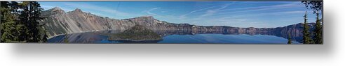 Crater Metal Print featuring the photograph Crater Lake National Park #13 by Twenty Two North Photography