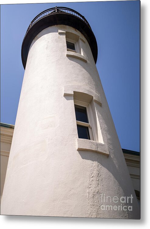 Bandon Metal Print featuring the photograph Coquille River Lighthouse #1 by Tracy Knauer