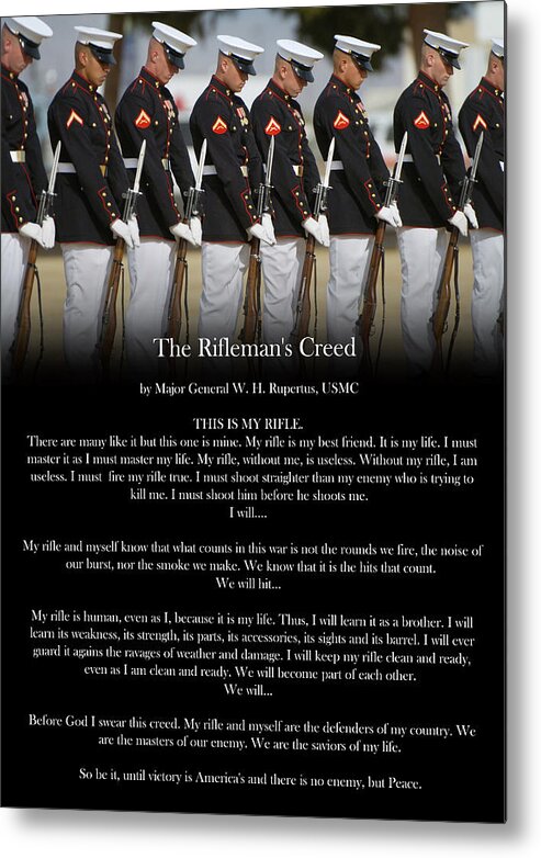 Riflemans Creed American Flag 40" x 24" LARGE WALL POSTER PRINT NEW 