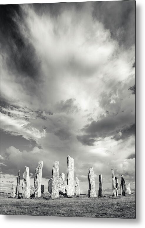 Ancient Metal Print featuring the photograph Standing Stones Of Callanish #12 by Martin Zwick