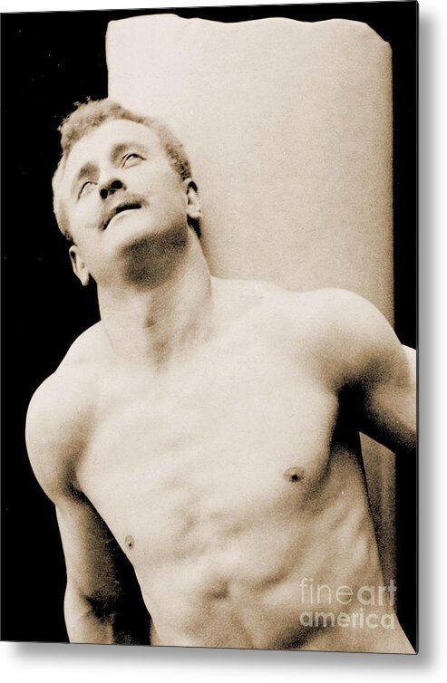 Male Metal Print featuring the photograph Eugen Sandow by George Steckel