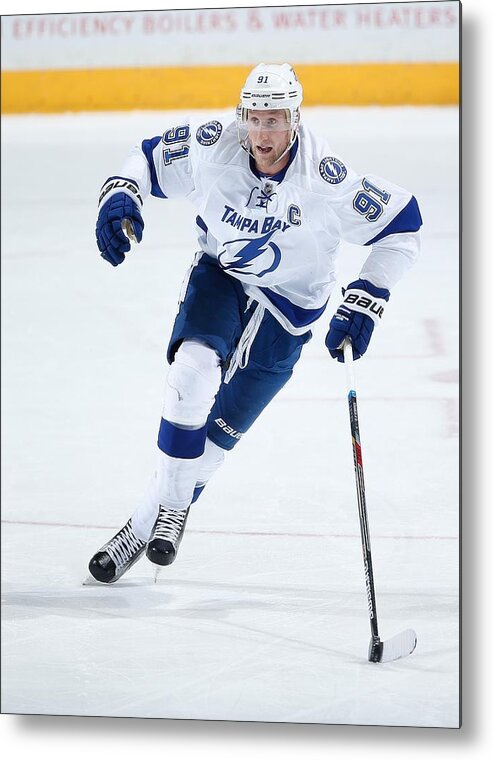 People Metal Print featuring the photograph Tampa Bay Lightning V Nashville #2 by John Russell