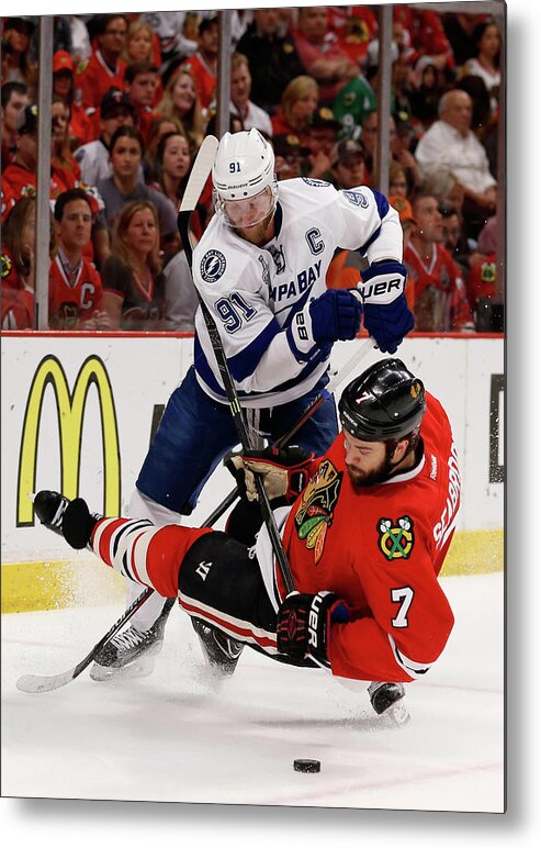 Playoffs Metal Print featuring the photograph 2015 Nhl Stanley Cup Final - Game Four by Scott Audette