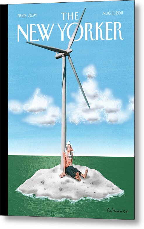 Island Metal Print featuring the painting Forward Thinking by Ian Falconer