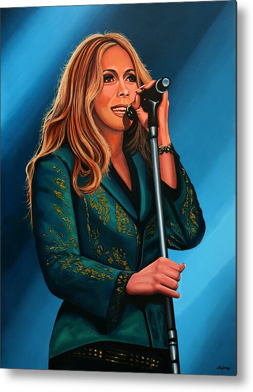 Anouk Metal Print featuring the painting Anouk Painting by Paul Meijering