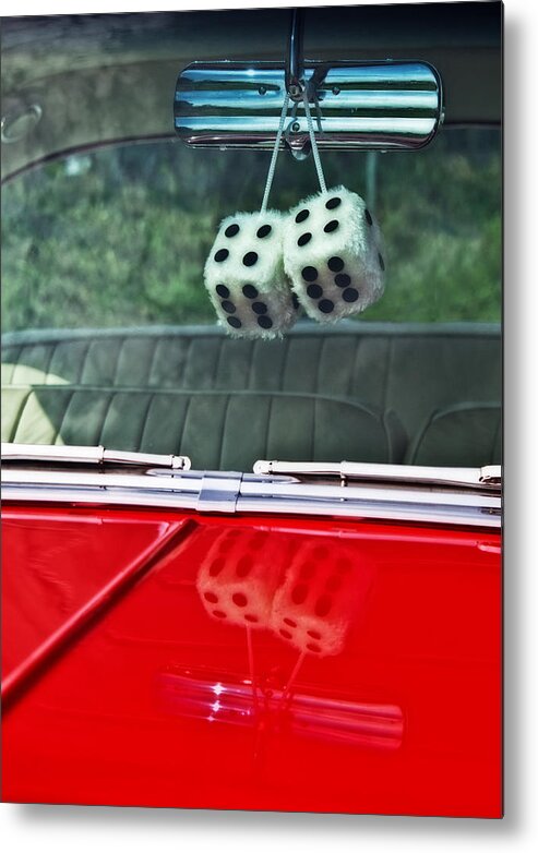 Dice Metal Print featuring the photograph A Bit Dicey by Mark Alder