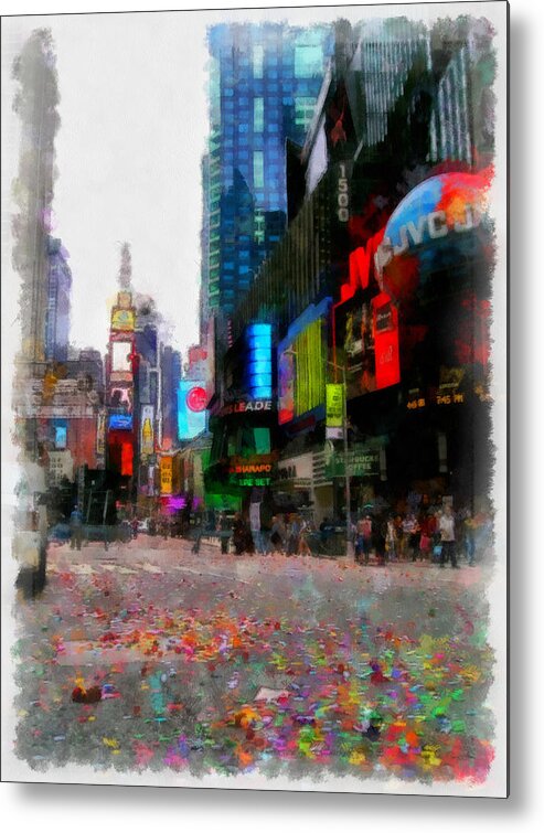 Manhattan Metal Print featuring the photograph After the Parade by Mick Flynn