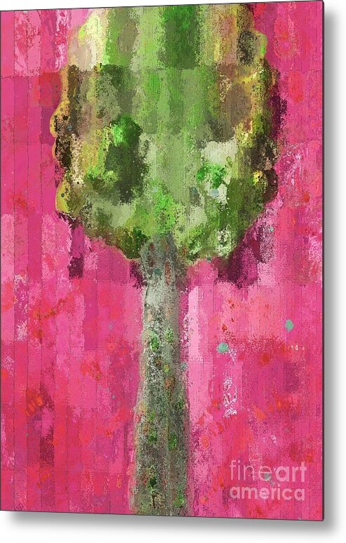 Tree Metal Print featuring the painting Albero - 12j2164155-04 by Variance Collections