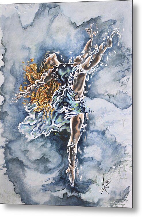 Ballet Metal Print featuring the painting Believe by Karina Llergo