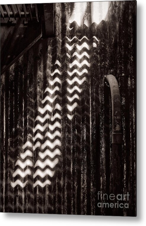 Light Metal Print featuring the photograph Breath of Dust Memory of Waves by Royce Howland