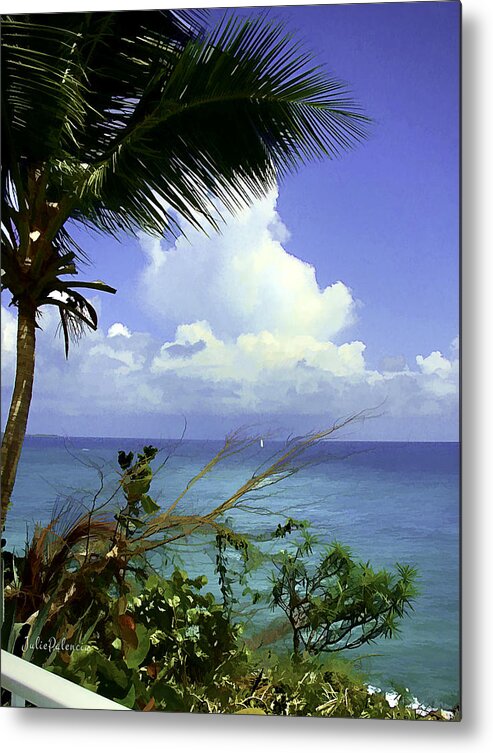 Caribbean Metal Print featuring the photograph Caribbean Day by Julie Palencia