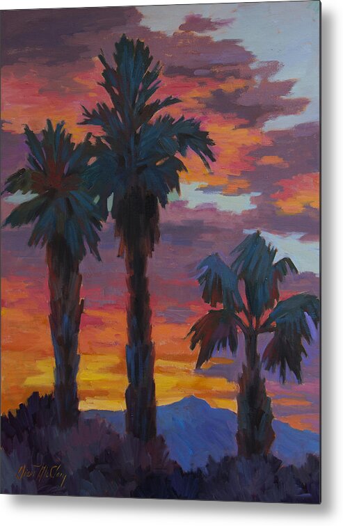 Casa Tecate Metal Print featuring the painting Casa Tecate Sunrise 2 by Diane McClary