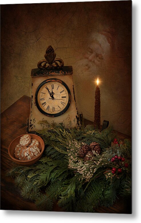 Holiday Metal Print featuring the photograph Christmas Eve by Robin-Lee Vieira