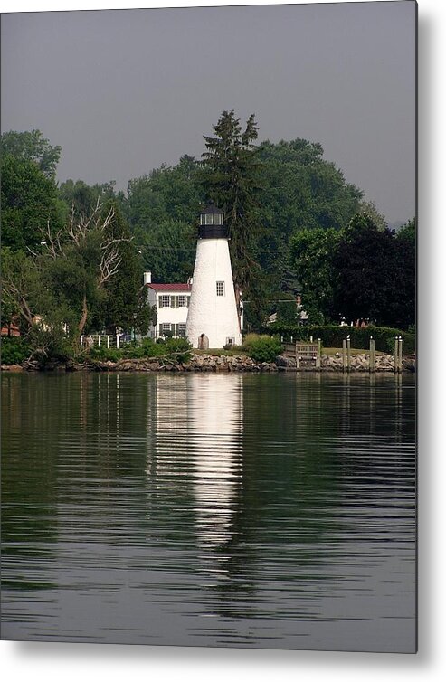 Landscape Metal Print featuring the photograph Concord Point Lighthouse by Christopher James