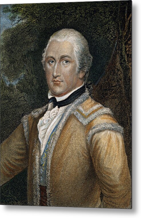 18th Century Metal Print featuring the photograph Daniel Morgan (1736-1802) by Granger