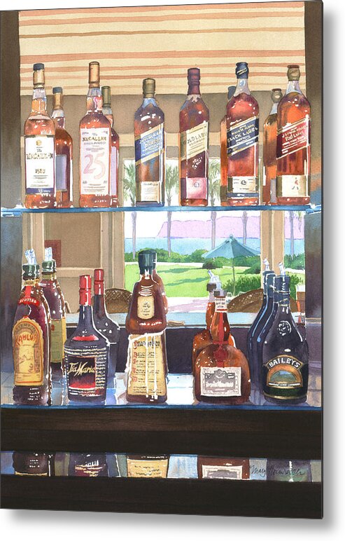 San Diego Metal Print featuring the painting Del Coronado Spirits by Mary Helmreich