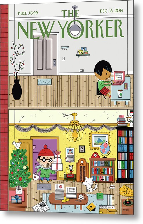 Apartment Metal Print featuring the painting High And Low by Ivan Brunetti