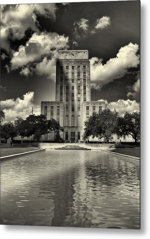 Joshua House Photography Metal Print featuring the photograph Houston City Hall by Joshua House