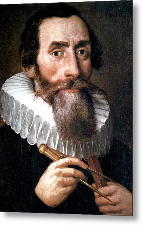 Johannes Metal Print featuring the photograph Johannes Kepler by Universal History Archive/uig