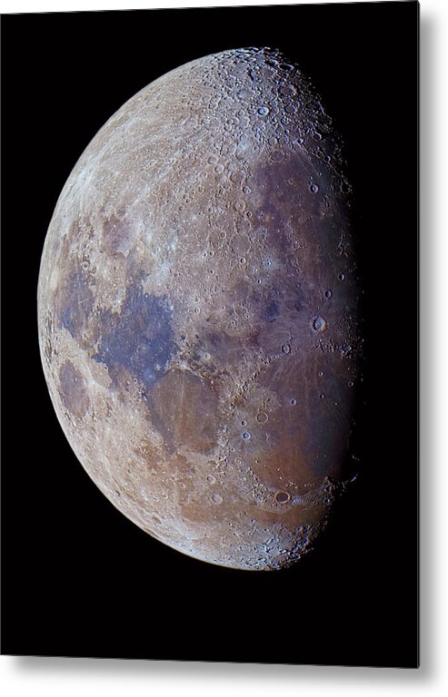 Tranquility Metal Print featuring the photograph Lunar Colors by (c) 2010 Luis Argerich