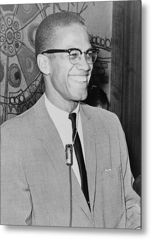 Malcolm X Metal Print featuring the digital art Malcolm X by Ed Ford