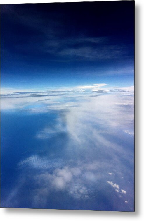 Sky Metal Print featuring the photograph Middle of nowhere by Shabnam Nassir