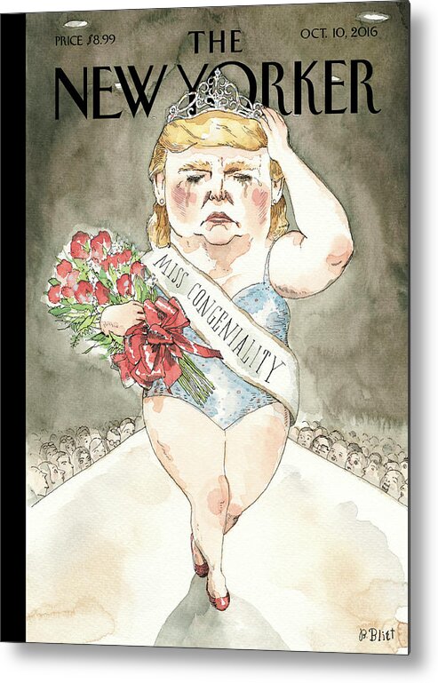 Trump Metal Print featuring the painting Miss Congeniality by Barry Blitt