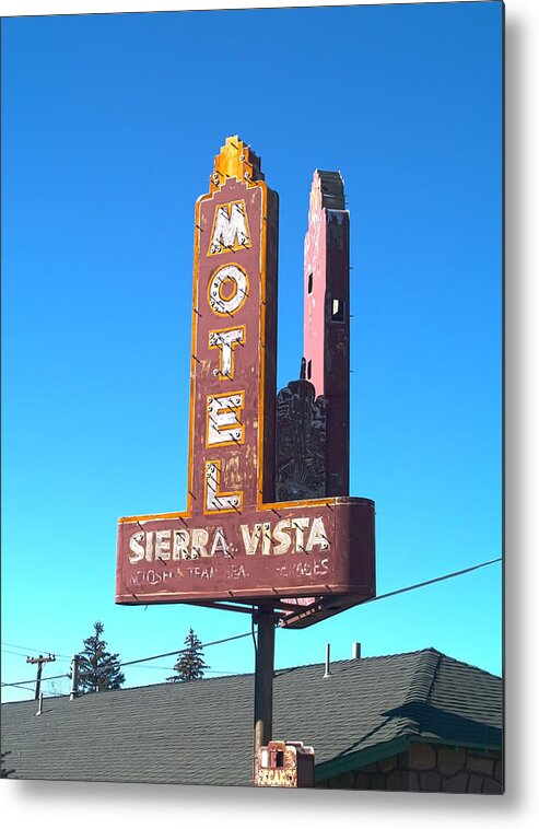 Motel Metal Print featuring the photograph Mother Road Motel by Joshua House