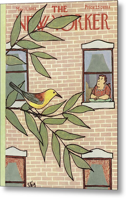 Apartment Metal Print featuring the painting New Yorker May 11th, 1963 by William Steig