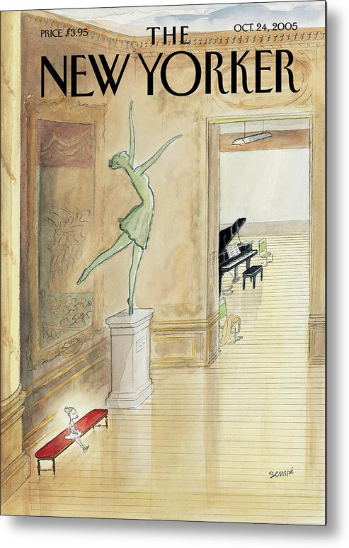 Dance Metal Print featuring the painting Above All, No Faux Pas by Jean-Jacques Sempe