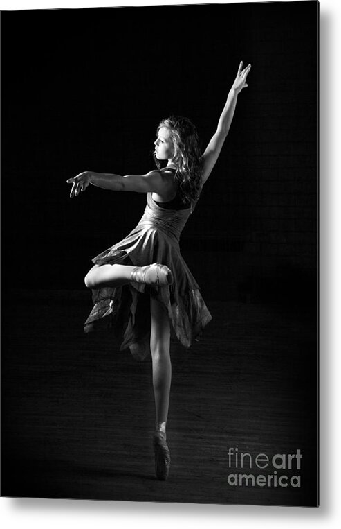 Ballerina Metal Print featuring the photograph On Point by Cindy Singleton
