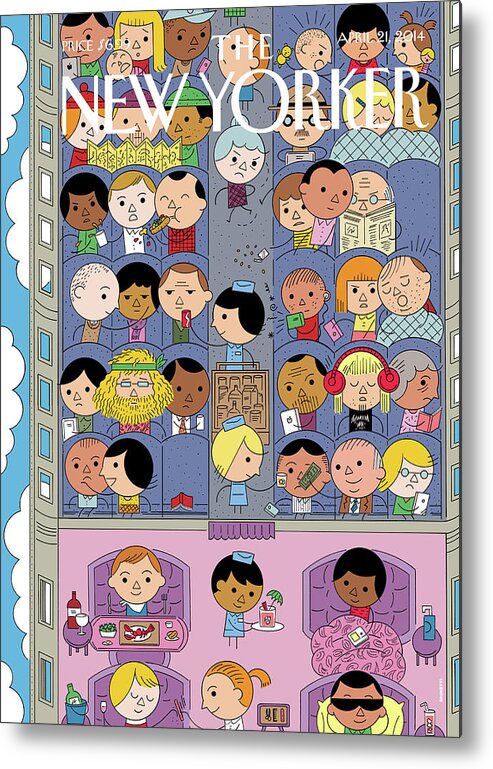 Travel Metal Print featuring the painting Getting There by Ivan Brunetti