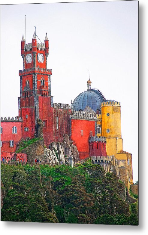 Portugal Metal Print featuring the photograph Pena Castle by Dennis Cox