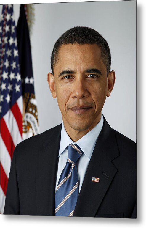 Obama Metal Print featuring the digital art President Barack Obama by Pete Souza