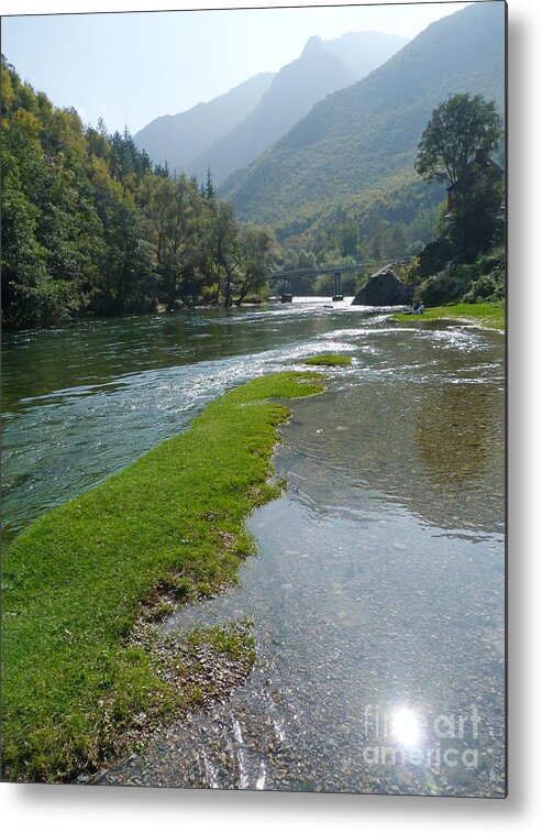 River Matka Metal Print featuring the photograph River Matka - Macedonia by Phil Banks