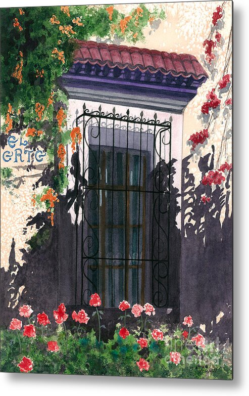 Flowers Metal Print featuring the painting Southern Exposure by Barbara Jewell