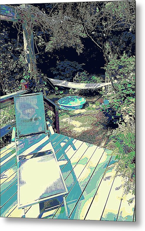 Staycation Metal Print featuring the photograph Sway swim sit by Tg Devore