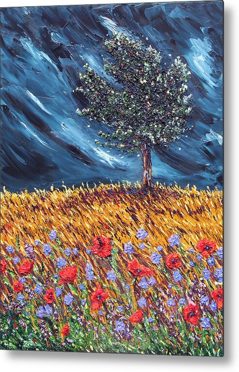 Landscape Metal Print featuring the painting Steadfast Love by Meaghan Troup