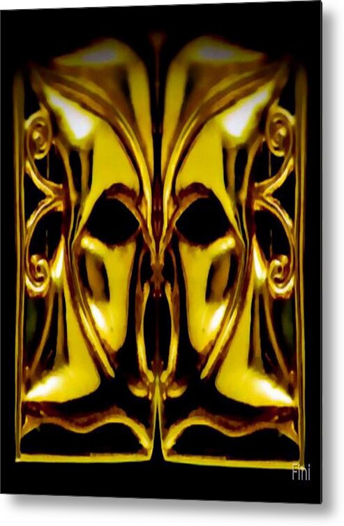  Metal Print featuring the digital art TallScream by Mary Russell