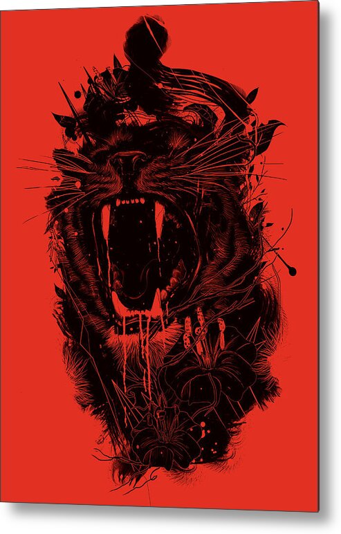 Animals Metal Print featuring the digital art The King by Nicebleed 