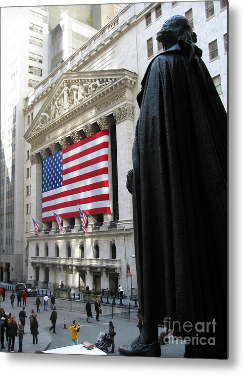 New York Stock Exchange Metal Print featuring the photograph The New York Stock Exchange by RicardMN Photography