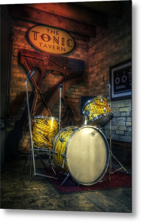 Drums Metal Print featuring the photograph The Tonic Tavern by Scott Norris