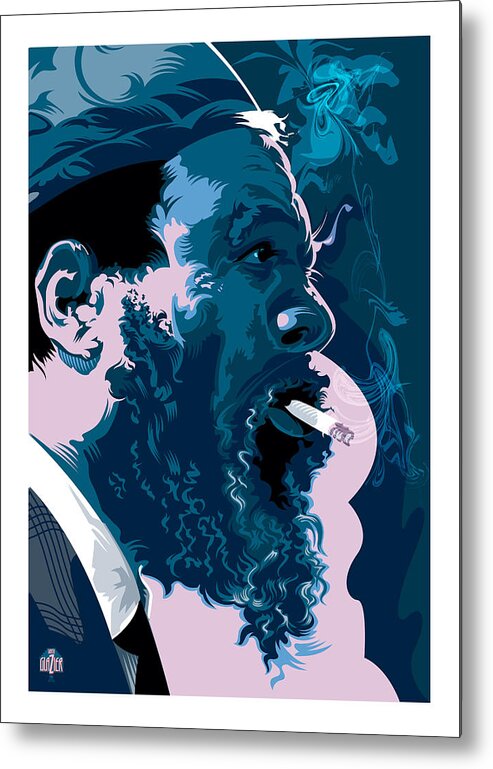 Thelonius Monk Metal Print featuring the digital art Thelonius Monk by Garth Glazier