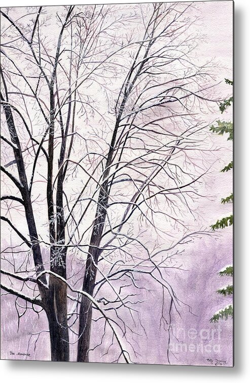 Ithaca Metal Print featuring the painting Tree Memories by Melly Terpening
