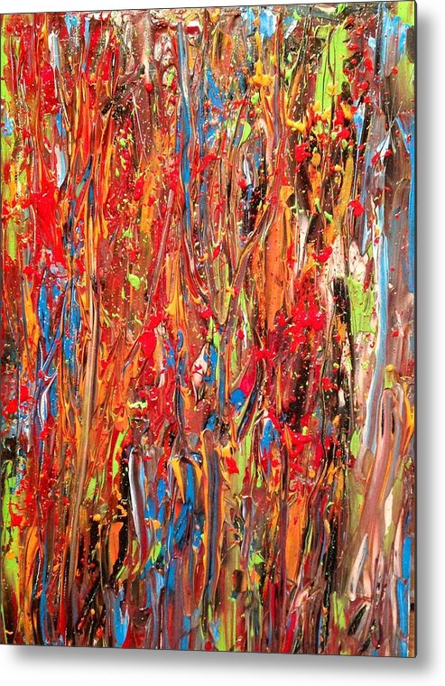 Abstract Paintiing Metal Print featuring the painting Tropics No. 1 by Desmond Raymond