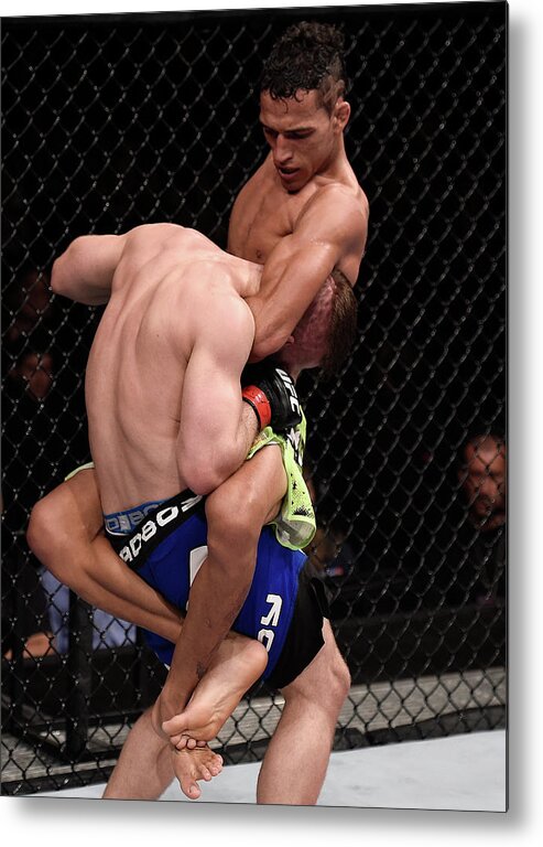 Event Metal Print featuring the photograph Ufc Fight Night Oliveira V Lentz by Buda Mendes/zuffa Llc