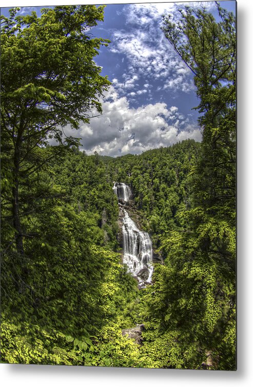 Whitewater Falls Metal Print featuring the photograph Whitewater Falls by Valerie Mellema