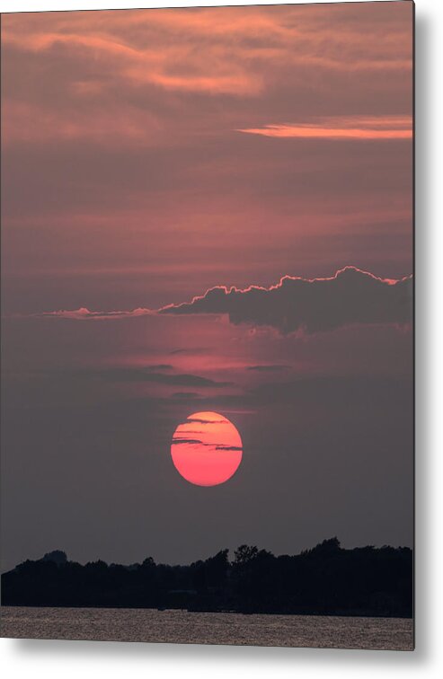  Silhouette Metal Print featuring the photograph Another day down by Mark Papke