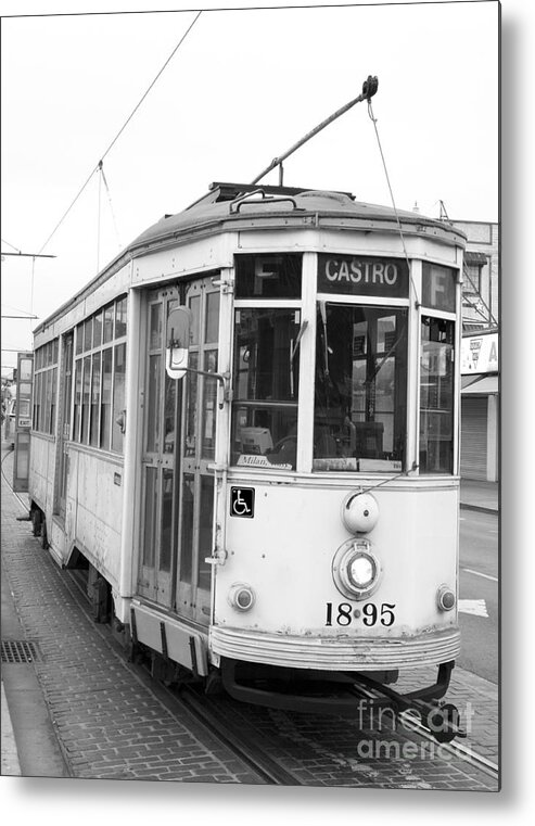 California Metal Print featuring the photograph Castro Trolley by Eric Foltz